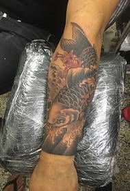 arm blæksprutte tatoveringsmønster fuld af vitalitet 15336 - lille frisk engelsk tatoveringsmønster inde i armen