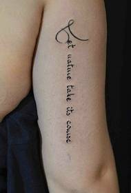 brako malgranda freŝa angla tatuaje mastro