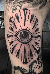 Uzorak tetovaže velikog oka za ruke