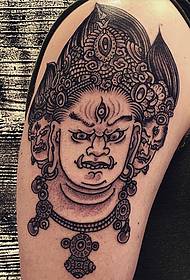 Unable to move the king's tattoo pattern
