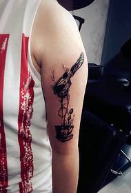 super henkilökohtainen käsivarren totem tatuointikuvio