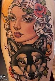 Big Girl Tattoo Pattern
