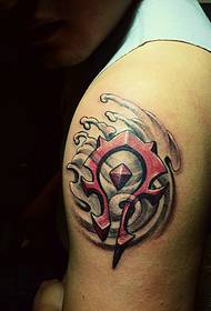 personality funny arm tattoo pattern worth sharing