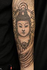 Padrão de tatuagem sem braços de Buda