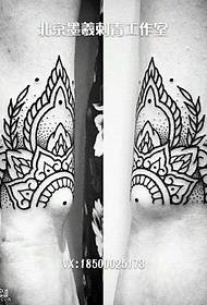 arm bloem Totem tattoo patroon