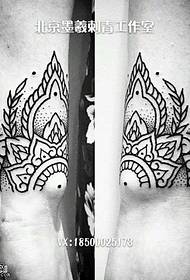 arm flower Totem tattoo ნიმუში