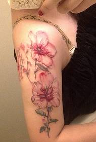 braço flor tatuagem tatuagens moda requintada