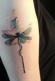 a lámh dragonfly spraoi patrún patrún tattoo Iomlán
