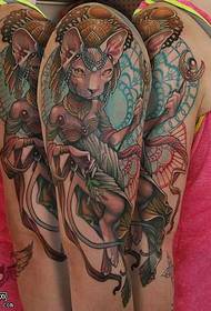 Patrún Tattoo Cat Monster