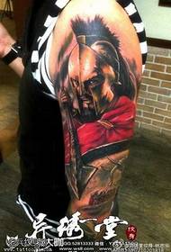 Arm Spartans tatueringsmönster