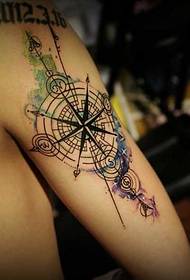 uzorak za tetovažu rukavog kompasa