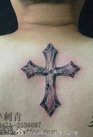 I-Stereo namaqiniso tattoo cross iphethini