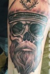 Слика на тетоважа со слика 9 шемска брада лик на тетоважа