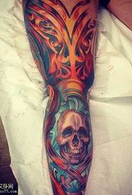 Arm bonfire tattoo maitiro