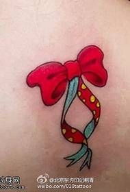 Modello di tatuaggio manoscritto arco bello e colorato