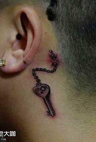 Key Tattoo-Muster