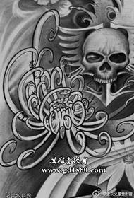 Europese en Amerikaanse mandala bloem tattoo-foto's