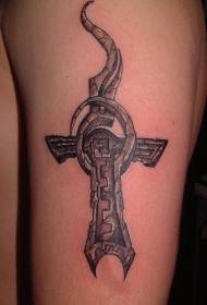 Aztécký styl křížové tetování