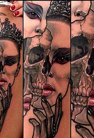19 tatuatges surrealistes del crani surrealistes