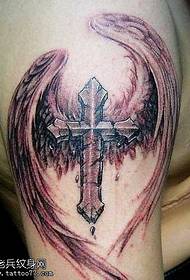 Paže osobnost kříž tetování vzor