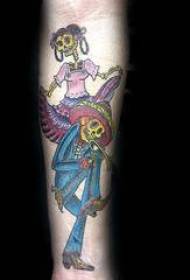 Узорак тетоваже фарбања у боји руке