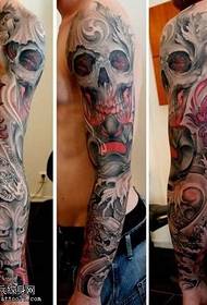 Tattoo mønster for arm horror tattoo