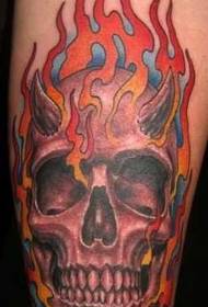 Padrão de tatuagem de fogo
