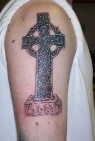 Patrún snaidhm Ceilteach agus patrún tattoo cuimhneacháin