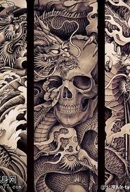 წერტილი ეკლები Xiangxiang dragon tattoo model