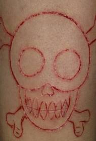 Arm gesneden bloed tattoo tattoo patroon