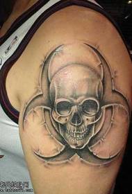 Modello tatuaggio braccio biochimica