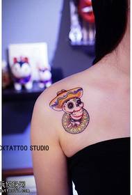 Rameno mexické tetování vzor