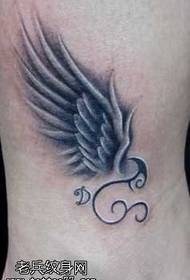 Anđeoska krila tetovaža uzorak