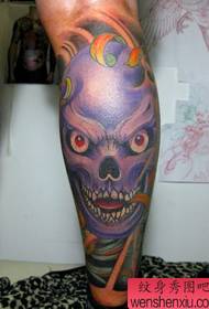 ຮູບແບບ tattoo skull