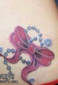 Taille Bow Tattoo Muster