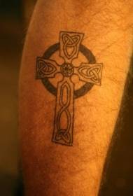Modeli i tatuazhit të kryqit të butë kelt, 161205 @ nyjë kelt me model tatuazhi të shkronjës kryq