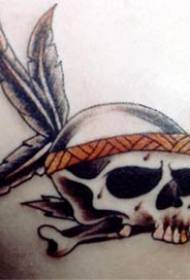 Modello tatuaggio oldschoolskull
