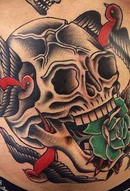 Abdominale grote tattoo tattoo patroon