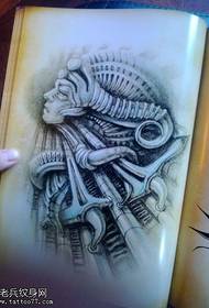 Un modello di tatuaggio tatuaggio europeo e americano 3D