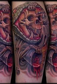 Tattoo 520 Gallery: Fantastico modello di tatuaggio teschio