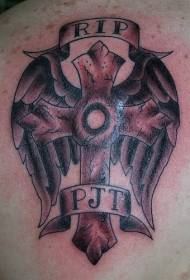 Pola tato peringatan salib