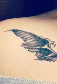 Mysterious demon wings tattoo pictures