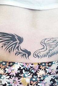 Waist wings tattoo pattern