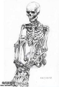 Manuscript European and American tattoo designs
