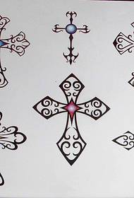 vzorec tetovaže s totemskim križem