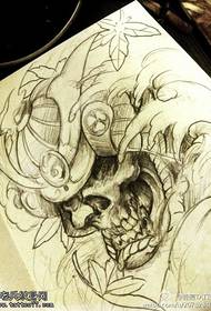 Ghost Warrior Tattoo -käsikirjoituskuva