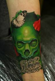 La morte arriva con una varietà di disegni del tatuaggio
