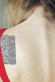 Frostita desegno de tatuaj desegnajhoj