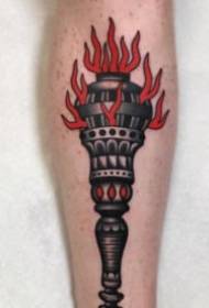 9 desain tato obor sing nggunakake tema obor