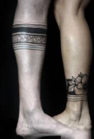 Тату татуювання на стрічці 9 унікальний візерунок татуювання на браслеті